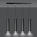Emibig Emibig KIBO 4 BL/CHROME - Lampe suspendue moderne pour un éclairage élégant