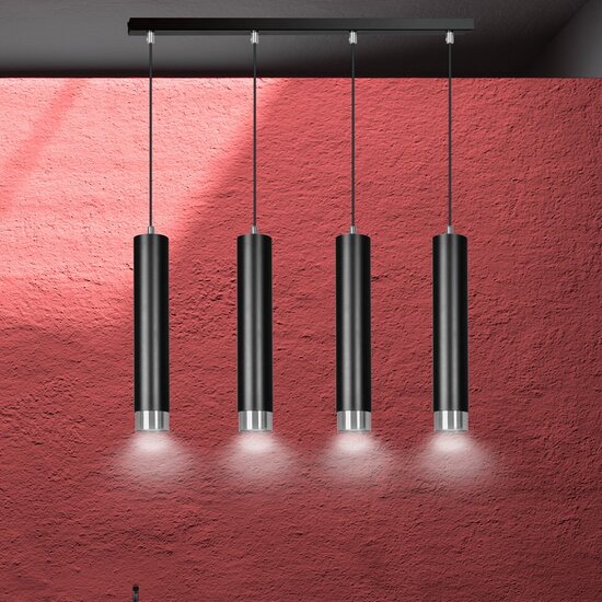 Emibig Emibig KIBO 4 BL/CHROME - Modern pendant lamp for stylish lighting
