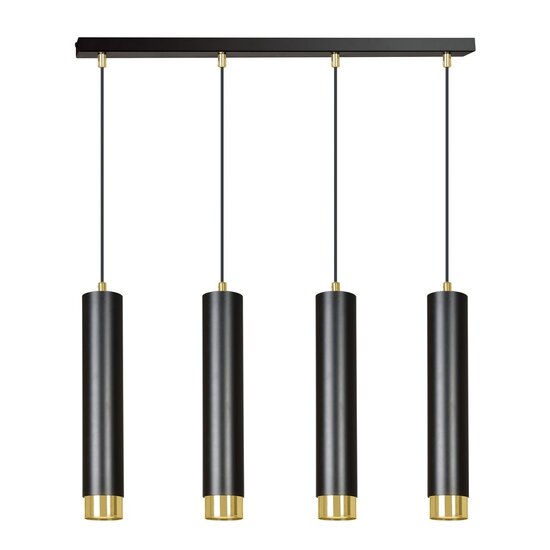 Emibig Emibig KIBO 4 Hanglamp Zwart/Goud - Modern Design voor Elke Ruimte
