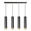 Emibig Emibig KIBO 4 BL/GOLD - Moderne hanglamp voor sfeervolle verlichting
