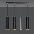 Emibig Emibig KIBO 4 BL/GOLD - Modern pendant lamp for stylish lighting