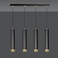 Emibig Emibig KIBO 4 Pendelleuchte - Modernes Design in Schwarz und Gold