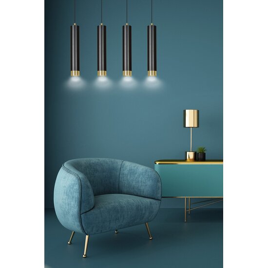 Emibig Emibig KIBO 4 BL/GOLD - Modern pendant lamp for stylish lighting