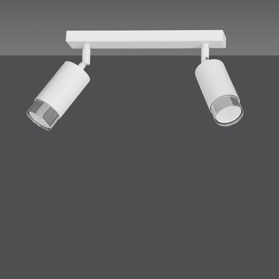 Emibig Emibig HIRO 2 WH/CHROME - Moderne Deckenlampe für stilvolle Beleuchtung
