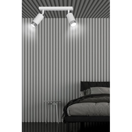 Emibig Emibig HIRO 2 WH/CHROME - Moderne Deckenlampe für stilvolle Beleuchtung