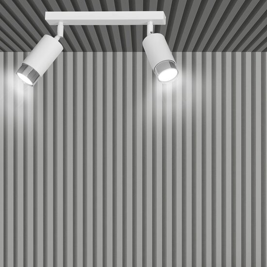 Emibig Emibig HIRO 2 WH/CHROME - Modern ceiling lamp for stylish lighting