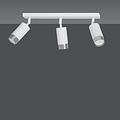 Emibig Emibig HIRO 3 WH/CHROME - Lampe de plafond moderne pour tous les espaces
