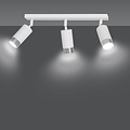 Emibig Emibig HIRO 3 WH/CHROME - Moderne plafondlamp voor elke ruimte