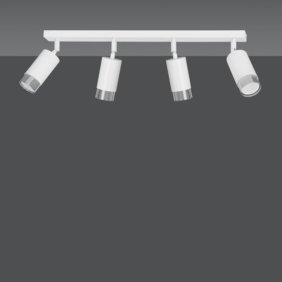 Emibig Emibig HIRO 4 WH/CHROME - Moderne Deckenlampe für stilvolle Beleuchtung