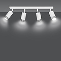 Emibig Emibig HIRO 4 - Modern ceiling lamp in white and chrome
