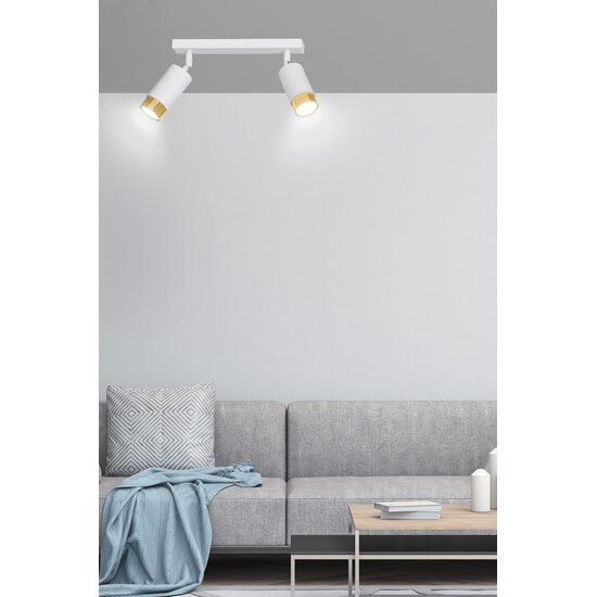 Emibig Emibig HIRO 2 WH/GOLD - Lampe de plafond moderne pour tous les espaces