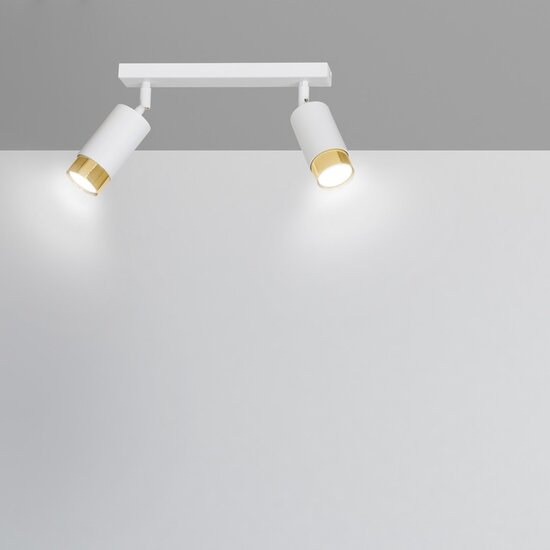 Emibig Emibig HIRO 2 WH/GOLD - Modern ceiling lamp for any space