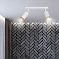 Emibig Emibig HIRO 2 WH/GOLD - Modern ceiling lamp with stylish design