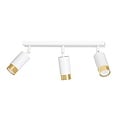 Emibig Emibig HIRO 3 WH/GOLD - Modern ceiling lamp for stylish lighting