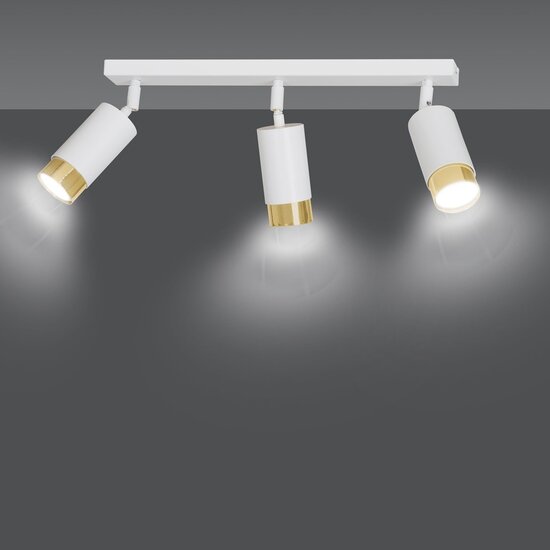 Emibig Emibig HIRO 3 WH/GOLD - Lampe de plafond moderne pour un éclairage élégant