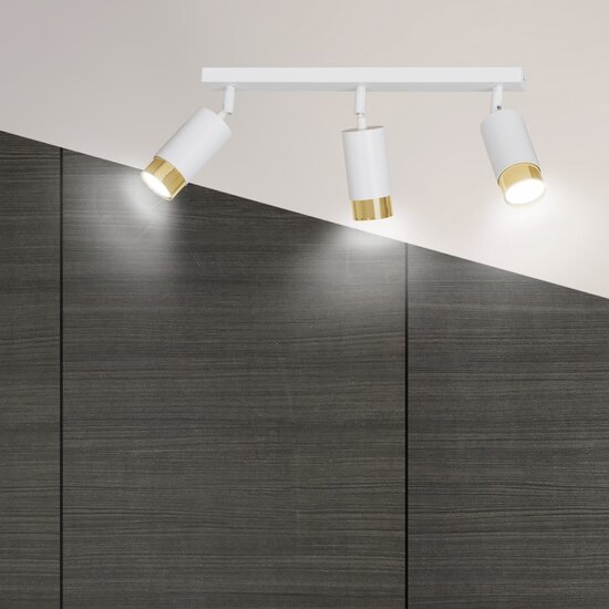 Emibig Emibig HIRO 3 WH/GOLD - Lampe de plafond moderne pour un éclairage élégant