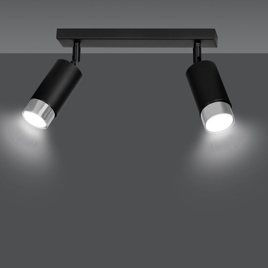 Emibig Emibig HIRO 2 BL/CHROME - Lámpara de techo moderna para cualquier espacio