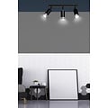 Emibig Emibig HIRO 3 BL/CHROME - Modern ceiling lamp for stylish lighting