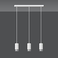 Emibig Emibig FUMIKO 3 WH/CHROME - Lámpara colgante moderna para un ambiente elegante
