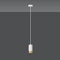 Emibig Emibig FUMIKO 1 WH/GOLD - Lampe Suspendue Moderne avec Style