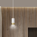 Emibig Emibig FUMIKO 1 WH/GOLD - Lampe Suspendue Moderne avec Style