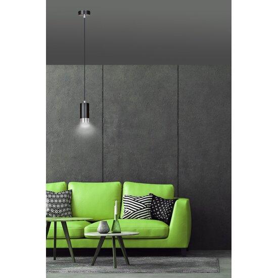 Emibig Emibig FUMIKO 1 Pendelleuchte - Modernes Design in Schwarz und Chrom