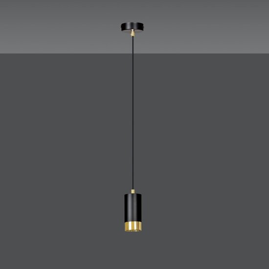 Emibig Emibig FUMIKO 1 Pendant Lamp - Modern design in black and gold