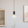 Emibig Emibig FUMIKO 1 Hanglamp - Modern design in zwart en goud