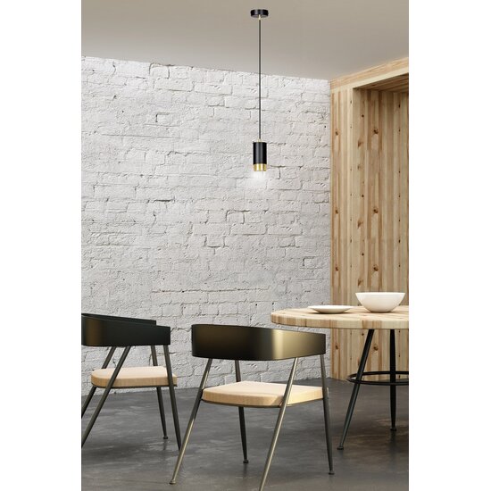 Emibig Emibig FUMIKO 1 Pendelleuchte - Modernes Design in Schwarz und Gold