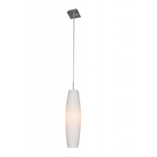Fantasia Maru hanglamp glas wit E27, 88mm diameter