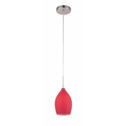 Lampe à suspension verre mat conique 120mm diamètre 1xE27