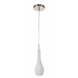 Lampe suspendue bouteille en verre mat E27 1200mm haut