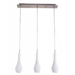 Hanging lamp glass bottle matt E27x3 600mm long