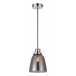 Fantasia Nali hanglamp gerookt glas E27 fitting 200mm diameter