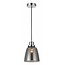 Hanging lamp glass smoked E27 200mm diameter