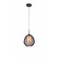 Lampe suspendue poire noir et blanc 1xE27