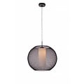 Fantasia Fantasia Lunki hanglamp bol zwart-wit, E27 fitting, diameter 500mm, hoogte 1200mm, staal en glas