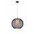 Fantasia Lunki pendant lamp ball black-white, braided metal cage