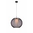 Hanglamp bol zwart-wit E27 500mm diameter