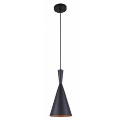 Fantasia OSHA pendant lamp conical black-gold 1x E27 185mm