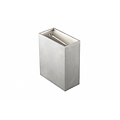 Wandleuchte weiß, schwarz, grau oben G9 125mm hoch