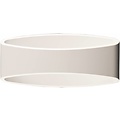 Fantasia Myra applique murale gris (aluminium), forme ovale avec éclairage vers le haut et le bas, LED 5W, 410 lumens