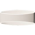 Fantasia Myra wall light LED, oval grey aluminium, 5W dimmable, 410 lumen, 3000K warm white, 175 x 90 x 80 mm, IP20