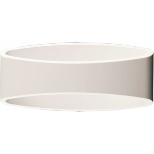 Fantasia Myra wall light oval white LED 5W 175mm wide