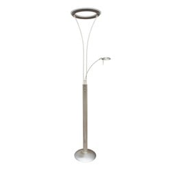 Fantasia Ceres floor lamp LED white-chrome dimmable 30W+6W