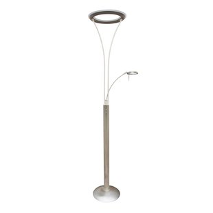 Fantasia Ceres floor lamp LED white-chrome dimmable 30W+6W