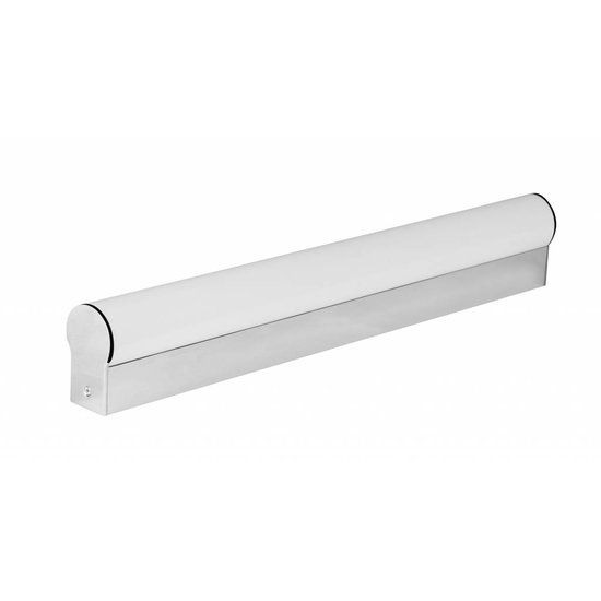Fantasia Omi ronde LED wandlamp voor de badkamer, chroom, 600mm lang, 12W, 2700K, IP44 waterdicht