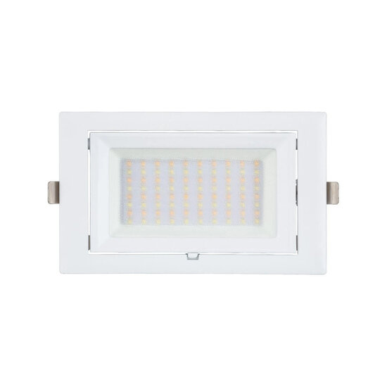Foco empotrable LED rectangular 30W regulable