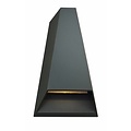 Fantasia Axo applique d'extérieur, aluminium/verre, blanc, IP54, 2x3W LED, 3000K blanc chaud, 320 lumens, 109x173x63mm