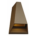 Fantasia Axo outdoor wall lamp, aluminum/glass, white, IP54, 2x3W LED, 3000K warm white, 320 lumens, 109x173x63mm